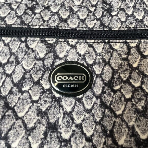 Coach Taylor Snake Print Swingback Crossbody Purse - Picture 5 of 13
